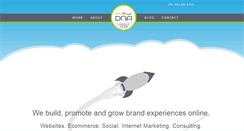 Desktop Screenshot of dnawebagency.com